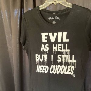 Pinky Star “Evil as Hell” shirt 🖤